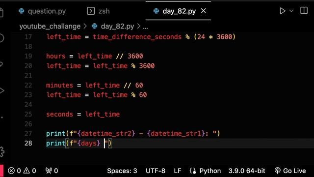 python DAY 82 | Calculate Time Difference between Two Intervals. time module смотреть онлайн