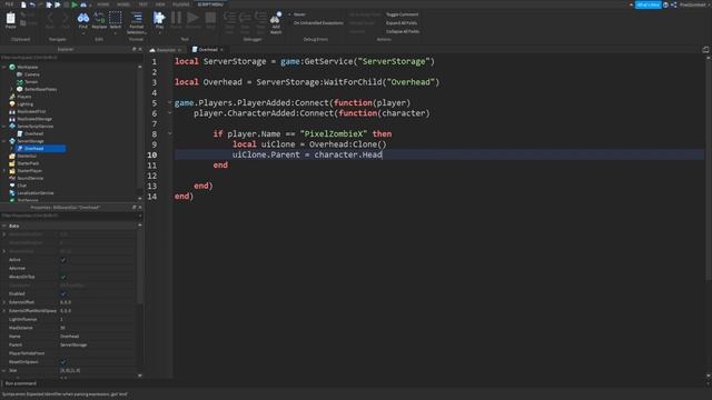 [ROBLOX] - How to Create an Overhead Name Display смотреть онлайн
