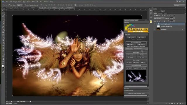 Fairy Dust Photoshop Action смотреть онлайн