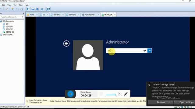 How to Install Active Directory and Domain Controller Creation in Windows Server 2012 --Part 1 смотреть онлайн