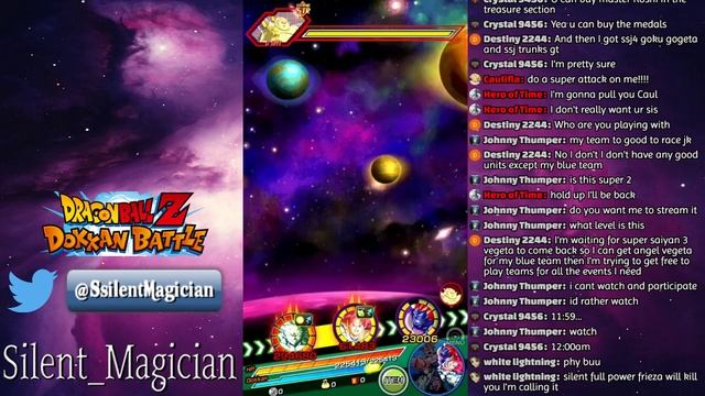 Playing Dokkan Battle farming event!! Come Hang Out. смотреть онлайн