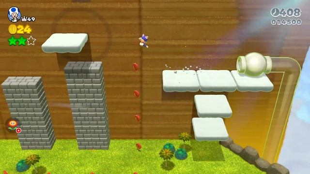 Super Mario 3D World Walkthrough - World Flower-5: Sprawling Savanna Rabbit Run смотреть онлайн