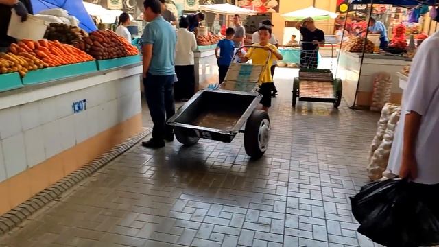 Узбекистан. Солнечная Фергана. Базар. Уличная еда. Приветливые люди! Вкуснейшая САМСА. смотреть онлайн