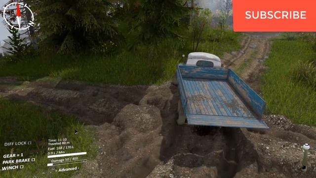 Spintires China Adventure Gameplay (PC game) смотреть онлайн