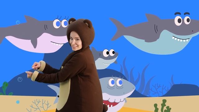 Маленькая Вера - Акулёнок - Медведь танцует под мультик песенку Акуленок - новое видео