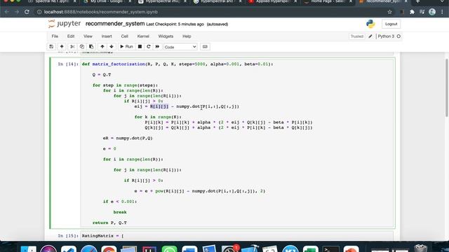 #python #machine learning || Recommender System Using Matrix Factorisation смотреть онлайн
