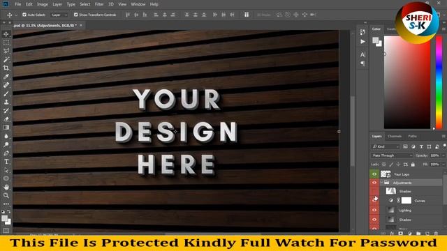 3D Editable Logo Psd Template Download |English| |Photoshop Tutorial| |Sheri Sk| смотреть онлайн