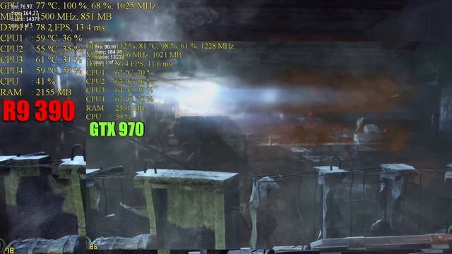 Metro Last Light Redux R9 390 vs GTX 970 | 1080p & 1440p Very High | BENCHMARK TEST смотреть онлайн