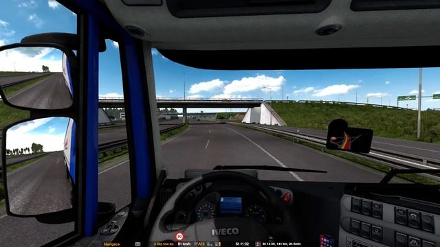 ETS2 Iveco Stralis 450 Augustów - Warszawa смотреть онлайн