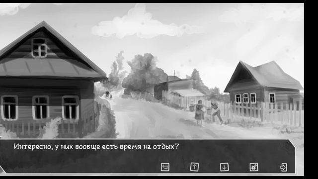 //Странная деревня и бабка КАННИБАЛ?!/{Не своя}/визуальная новелла смотреть онлайн