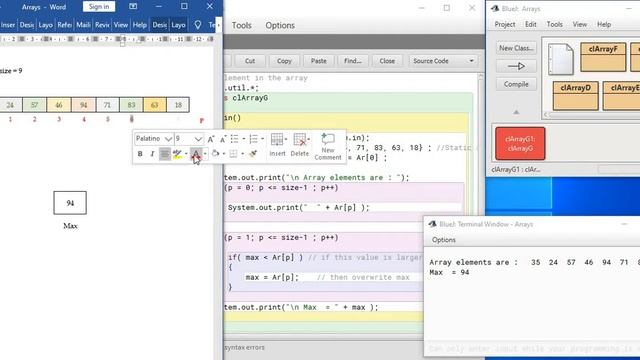 Java Programming - Array Handling - G ; Printing the largest element of an array смотреть онлайн