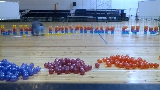 ПАННО из воздушных шаров  Panels Made Of Balloons