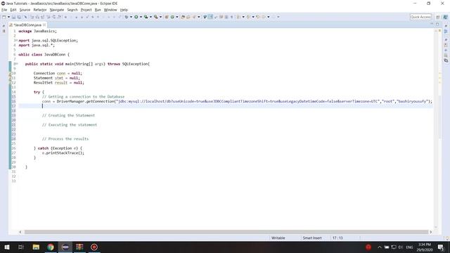 How to connect to MYSQL databases using Java 2020 | java tutorial смотреть онлайн