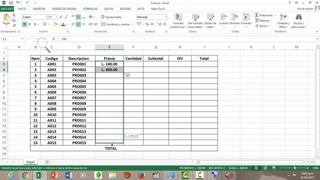 FACTURA EXCEL BASICO смотреть онлайн