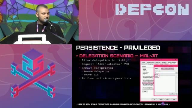 DEF CON 25 - Gaining persistency by abusing advanced authentication смотреть онлайн