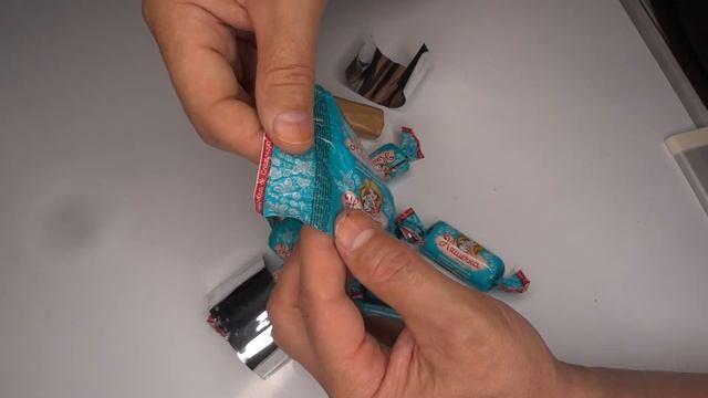 Взял на пробу Конфеты Няшечка Неглазированные Мягкая Карамель. Обзор. Пробуем на вкус