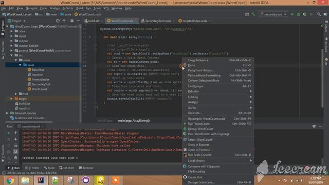 Spark Scala Wordcount and Secondary Sort смотреть онлайн