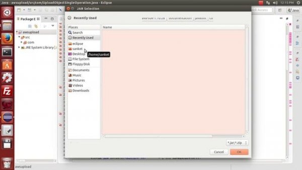 uploading  file to AWS S3 Storage using Java