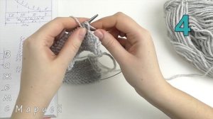 Расчет проймы. Как связать пройму у переда. Подробный МК