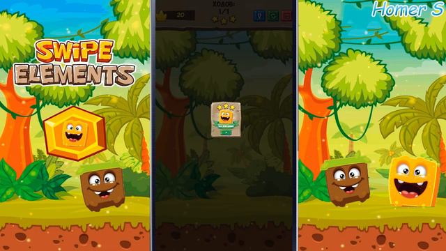 Swipe Elements - Walkthrough, puzzle, conundrum, jigsaw смотреть онлайн