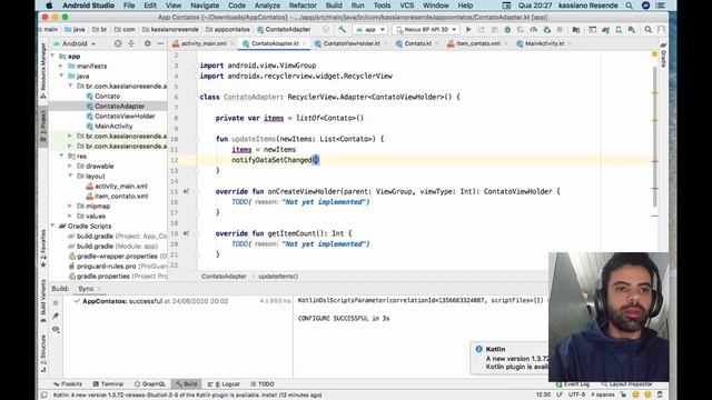 Kotlin e Android 3 - Criando o Adapter смотреть онлайн