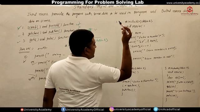 PPS28: Standard Input and Output in C Programming | scanf, printf, gets, puts, getchar, putchar смотреть онлайн