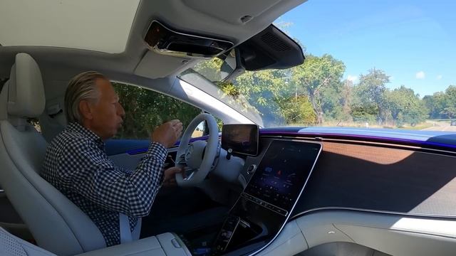 Mercedes EQE 350+ Электромобиль с гениальными техническими решениями ! Часть 2 обзора. смотреть онлайн