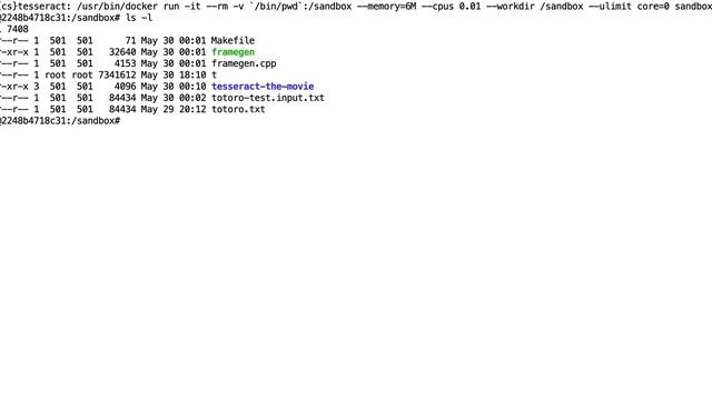 catting an animation file in a tiny docker shell with .01 cpu (for chris) смотреть онлайн