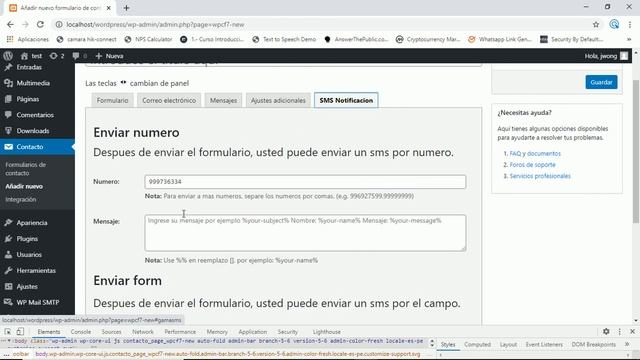 Plugin para enviar sms para wordpress - GamaSMS смотреть онлайн