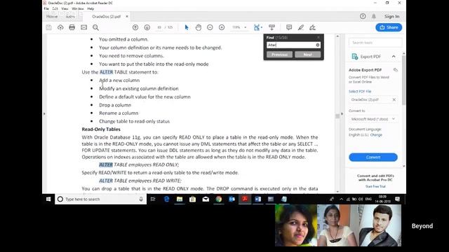 Week2-Session 5( DDL commands) смотреть онлайн