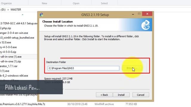 Cara Instalasi GNS3 di Windows | Tutorial Jaringan смотреть онлайн