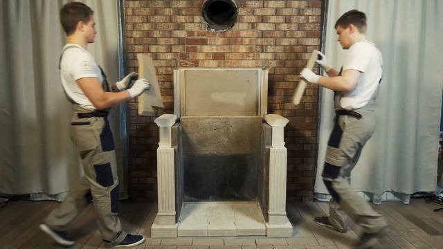 Блочный Камин Blockam Модель 2 - как купить камин за 58 500 р и собрать его за 30 минут смотреть онлайн