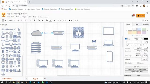 DESIGN TOPOLOGY DIAGRAM USING DRAW.IO FOR ONLINE APPLICATION SOFTWARE смотреть онлайн
