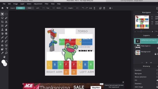 How to make roblox crop top shirt with images! |roblox tutorial SUPER EASY| with pixlr смотреть онлайн