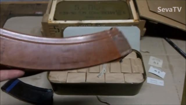 5.45 ПС (7Н6) Анбоксинг ящика/цинка армейских патронов и МОН-90 смотреть онлайн