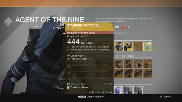 Destiny - Xur Agent of The Nine Location - Destiny Dragons Breath - Destiny Exotic Gear смотреть онлайн