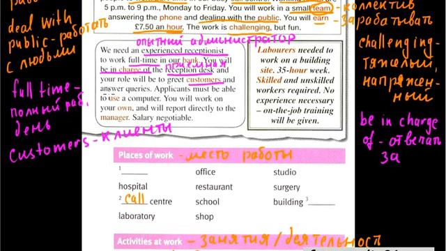 Unit 3 | слова и выражения на титульной странице раздела смотреть онлайн