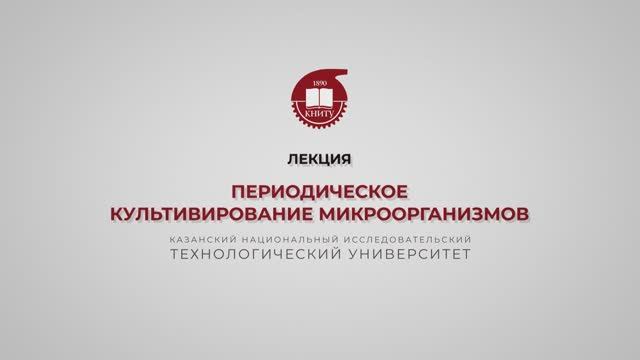 Салина А.А. Периодическое культивирование микроорганизмов смотреть онлайн