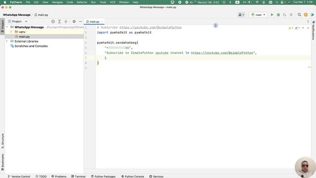 Automate WhatsApp Messages with Python смотреть онлайн