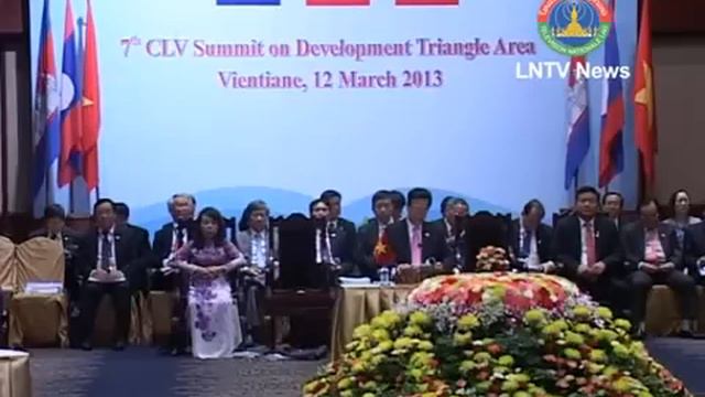 Lao News on LNTV-CLV leaders to promote for supporting Development Triangle 13-03-2013 смотреть онлайн
