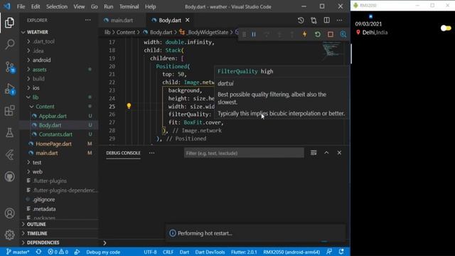 Weather App Configure Data From API | Speed Code | Code With Nix | Flutter Weather App | Rest API смотреть онлайн