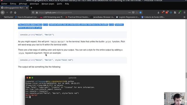 Rich une librairie pour donner des super pouvoirs à son Terminal смотреть онлайн