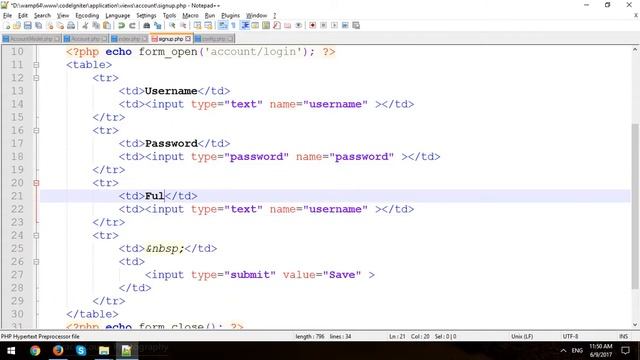 CodeIgniter Login Form with Bcrypt Password and MySQL смотреть онлайн