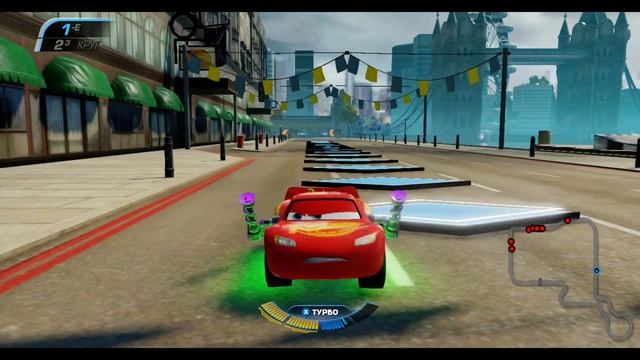 Cars 3: The Video Game - Боевой Заезд - Молния Маккуин - Лондонский Букингемский спринт смотреть онлайн