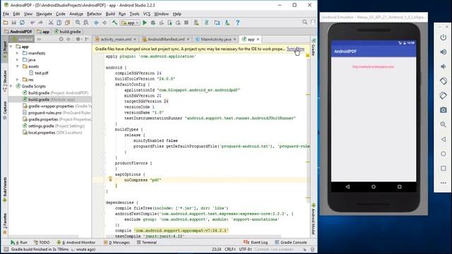 Display PDF in assets folder (inside APK) смотреть онлайн