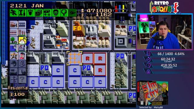 Simcity (SNES) - Retro Conquest (Game 66/1400) Part 20/23 смотреть онлайн