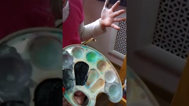 изостудия Палитра. Тема занятия "Натюрморт в технике гризайль" смотреть онлайн