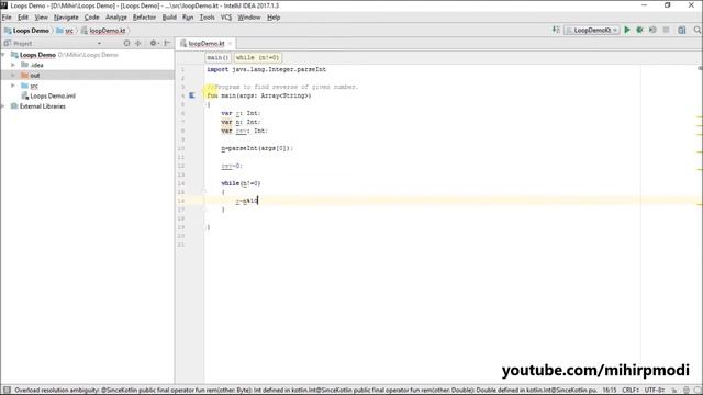 #46 Kotlin Tutorial | Reversing Number Program смотреть онлайн