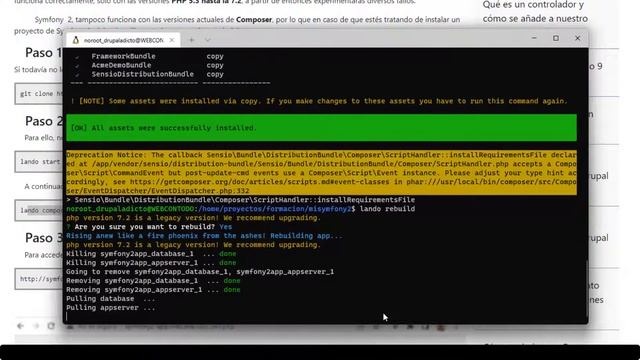 Symfony 2 | Instalación con Lando смотреть онлайн