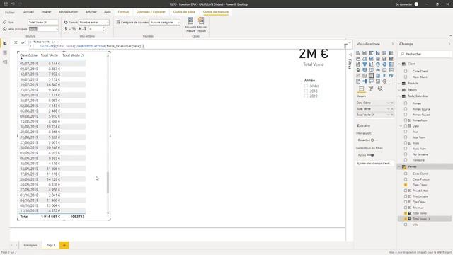 BI Desktop - Fonction CALCULATE (Module 1) смотреть онлайн